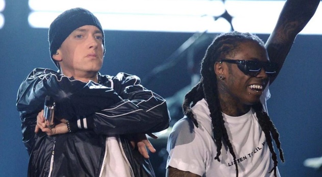 EMINEM SURPRESO COM LIL WAYNE BAR: 'POR QUE NÃO PENSEI NISSO?'